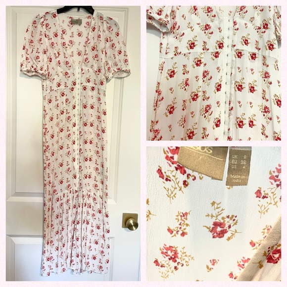 ASOS DESIGN Maxi Tea Dress - Picture 2 of 2